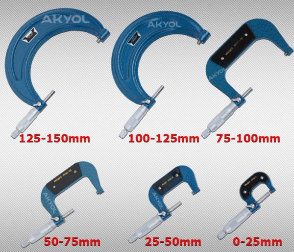 Loyka M150S Mekanik Mikrometre Seti 0-150 mm