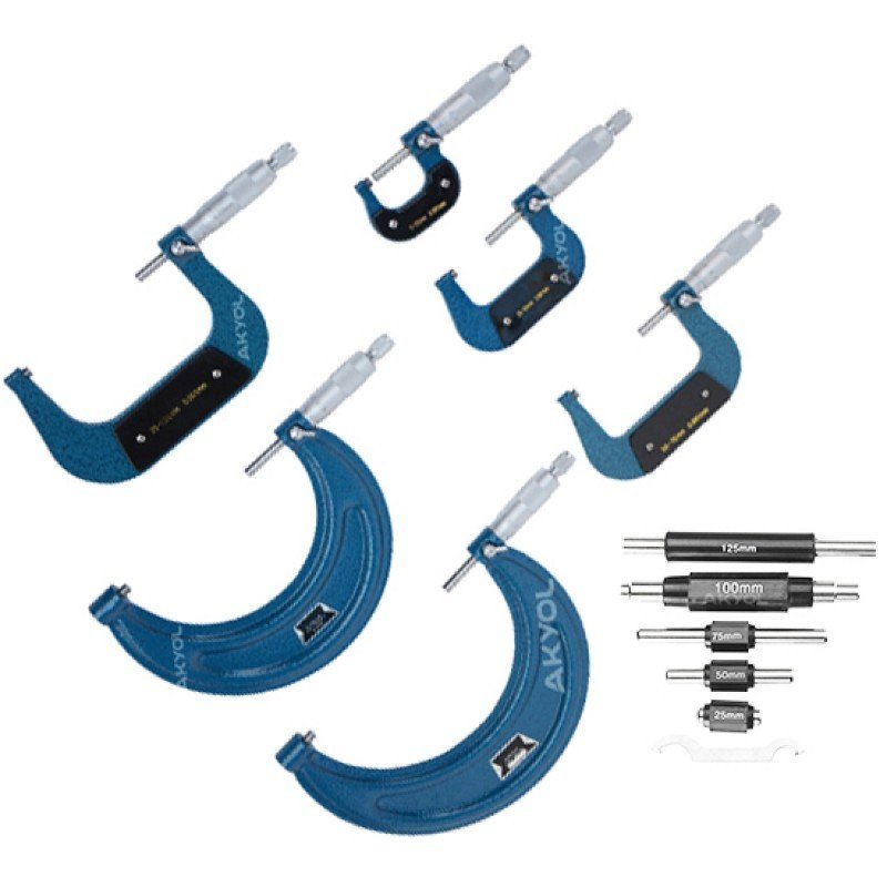 Loyka M150S Mekanik Mikrometre Seti 0-150 mm