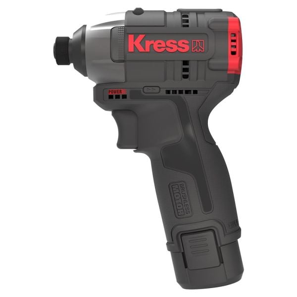 Kress KUB50.2 Çift Akülü 140Nm Şarjlı Darbeli Tornavida  12Volt 2.0Ah