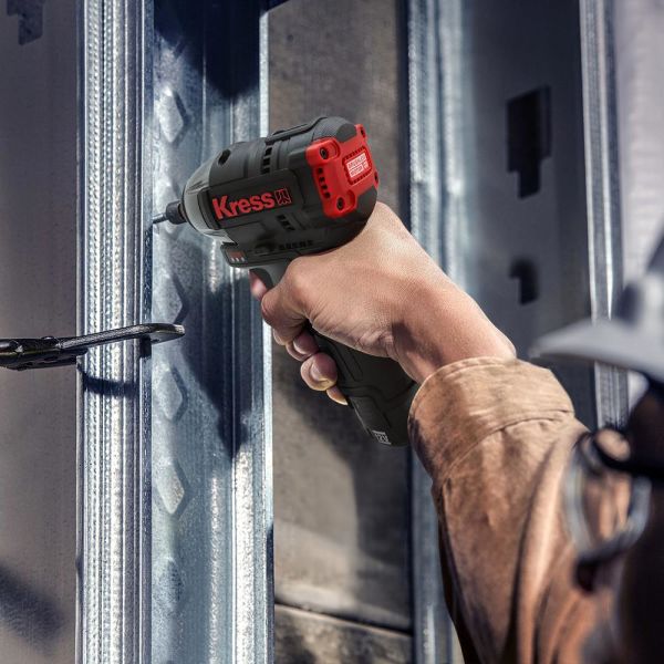 Kress KUB50.2 Çift Akülü 140Nm Şarjlı Darbeli Tornavida  12Volt 2.0Ah