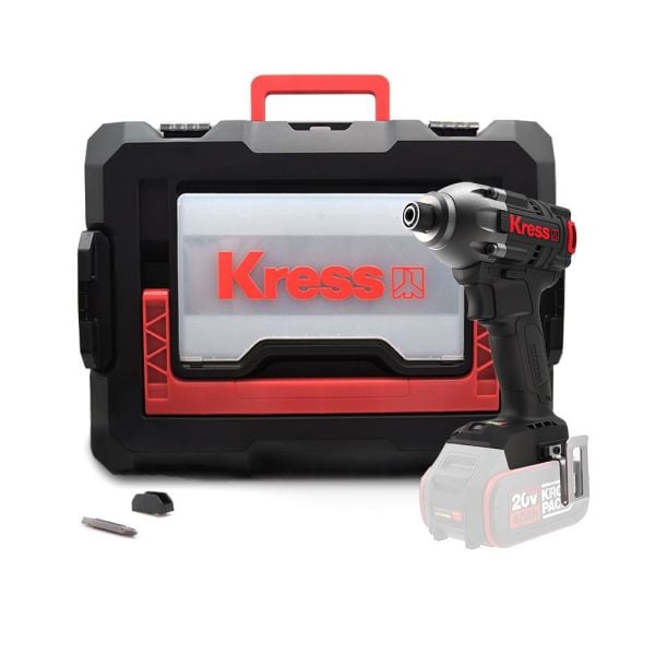 Kress KUB60.91 Kömürsüz Şarjlı Darbeli Tornavida (Akü Dahil Değildir) 20Volt 230Nm
