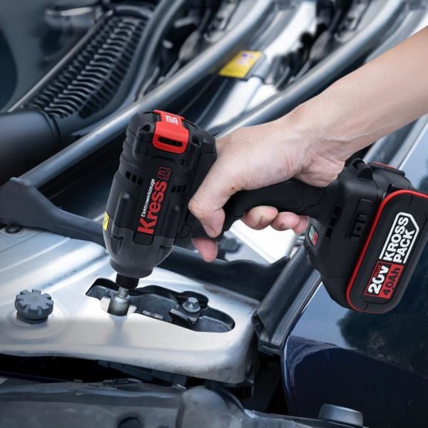 Kress KUB60.91 Kömürsüz Şarjlı Darbeli Tornavida (Akü Dahil Değildir) 20Volt 230Nm