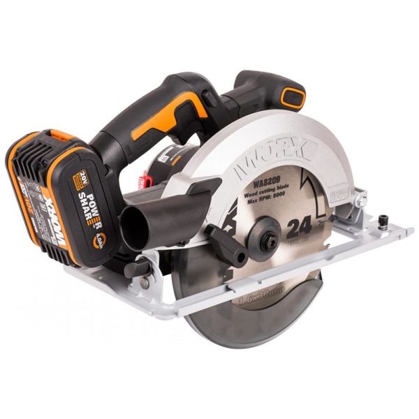 WORX Li-ion Kömürsüz Profesyonel Daire Testere 20Volt 4.0Ah