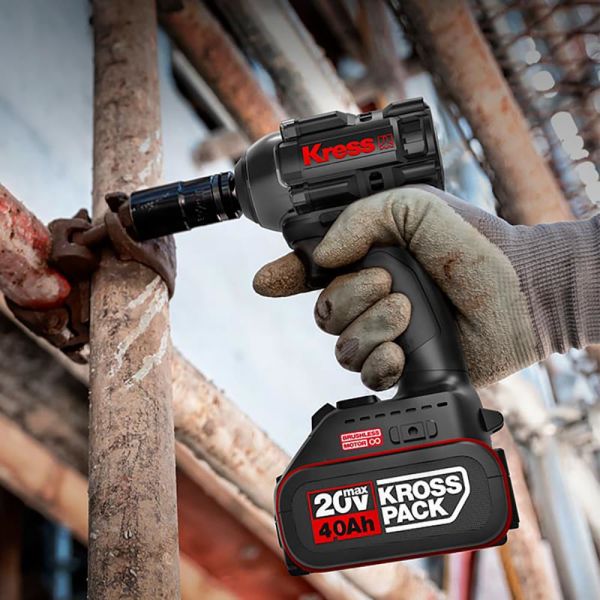 Kress KUB30.2 Çift Akülü Şarjlı Somun Sıkma 300Nm /20Volt/4.0Ah.