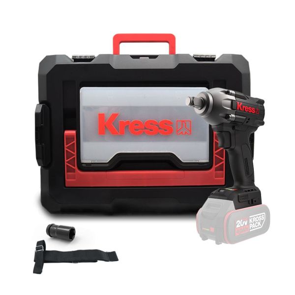 Kress KUB30.91 Şarjlı Somun Sıkma Kömürsüz Profesyonel  20Volt 300Nm (Akü Dahil Değildir)