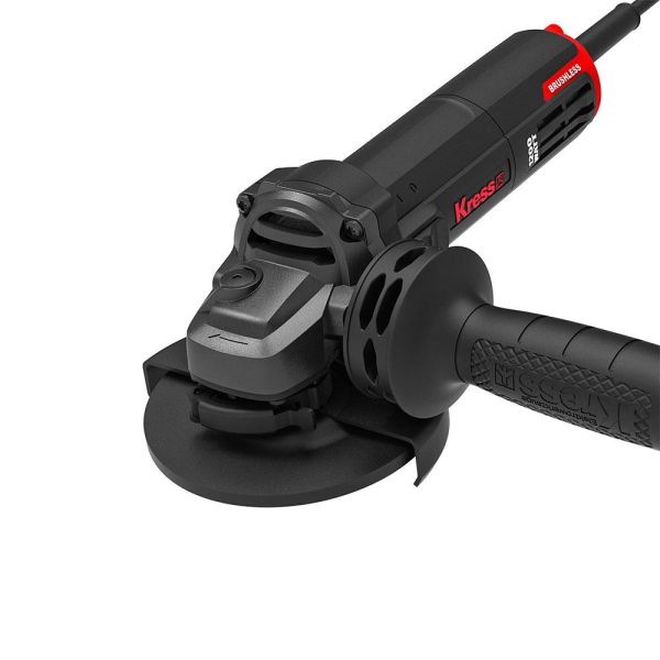 Kress KUS26 Kömürsüz Motor Profesyonel Avuç Taşlama 1200Watt 125mm