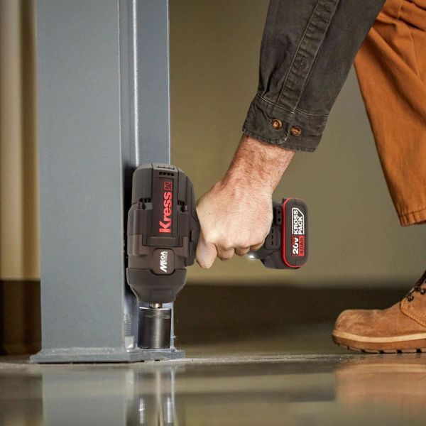 Kress KUB33.91 Şarjlı Somun Sıkma Kömürsüz Profesyonel 20Volt 1300Nm (Akü Dahil Değildir)
