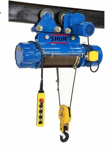Shun Profesyonel 5 Ton 380V Klavuzlu Monoray Vinç 10 hp