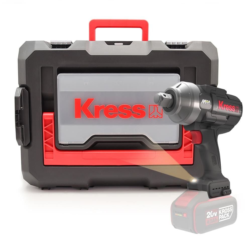 Kress KUB35.91 Şarjlı Somun Sıkma Kömürsüz Profesyonel 20Volt 1700Nm  (Akü Dahil Değildir)