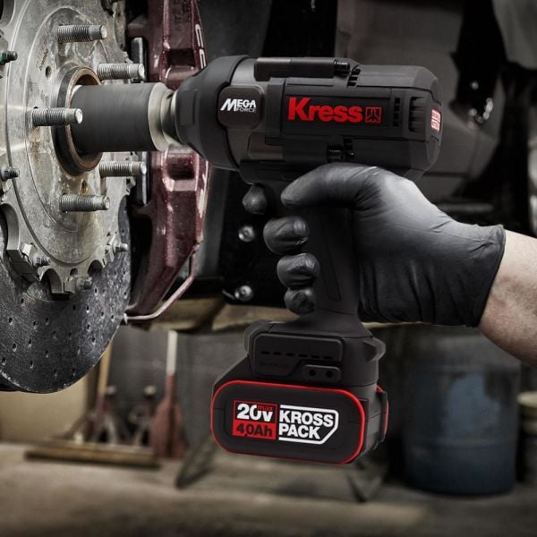 Kress KUB35.91 Şarjlı Somun Sıkma Kömürsüz Profesyonel 20Volt 1700Nm  (Akü Dahil Değildir)