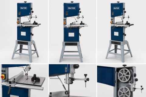 Factor FCWT305 Ahşap Şerit Testere Makinası 305 mm - Profesyonel Hassas Kesim Makinesi