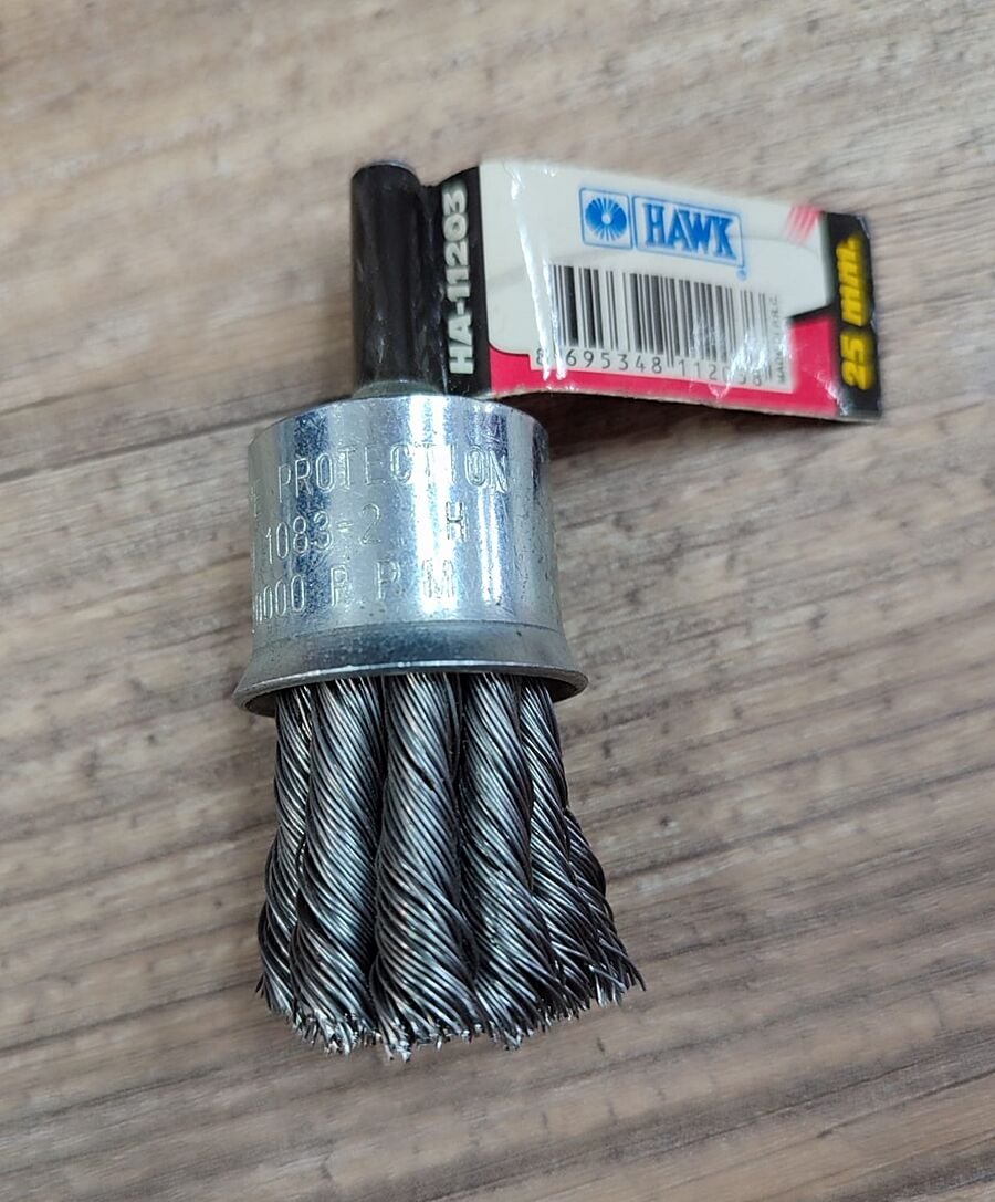 Hawk Gri Burma Telli Pimli Kalem Fırça Ø 25x0,35 mm - 50 Adet