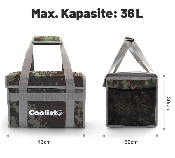 Coolist CL36C Katlanabilir Termos Bez Çanta ve Buzluk 36 Lt