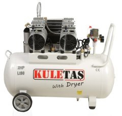Kuletaş 80 Litre Sessiz Yağsız Hava Kurutuculu Kompresör