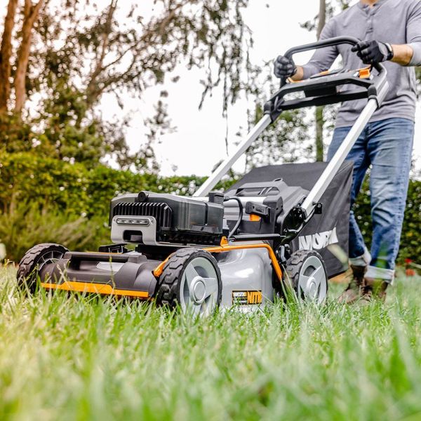 WORX 51cm Şarjlı Çim Biçme Makinası 80Volt 4.0Ah. Li-ion