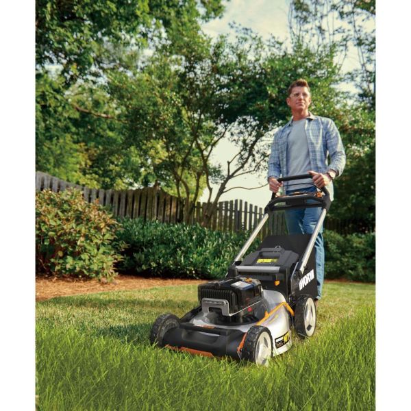 WORX 51cm Şarjlı Çim Biçme Makinası 80Volt 4.0Ah. Li-ion