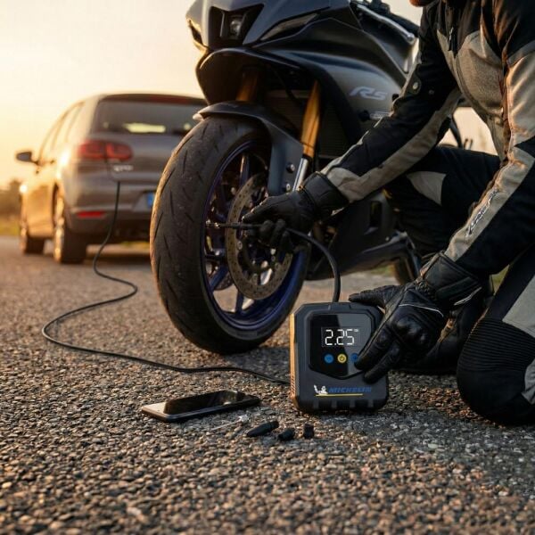 Michelin MC34624 12V 120 PSI Ayarlanabilir Dijital Basınç Göstergeli Hava Pompası