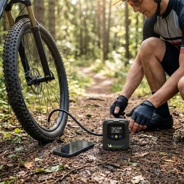 Michelin MC34624 12V 120 PSI Ayarlanabilir Dijital Basınç Göstergeli Hava Pompası