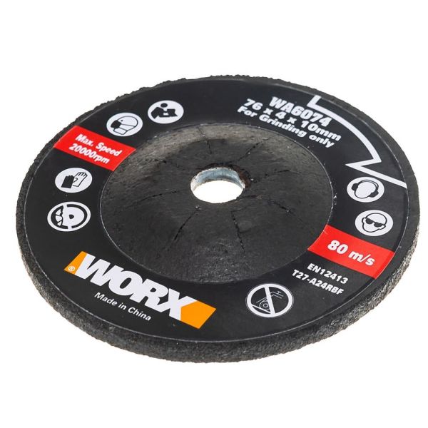 Worx WX801 İçin 76x10mm Metal Taşlama Taşı