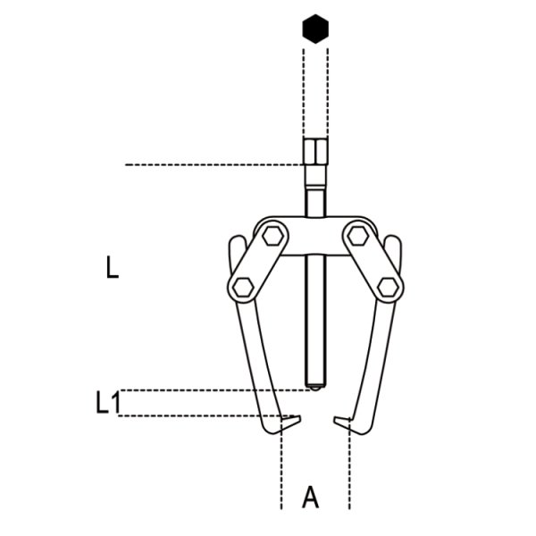 Beta 1515/1 İki Ayaklı Çektirme 60mm