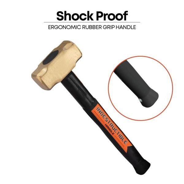 Groz SHID/2,5/12/BR Kırılmaz Saplı Pirinç Madırga 1,1 kg.