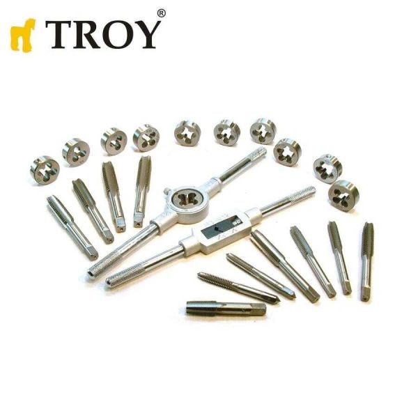 TROY 36110 Kılavuz Pafta Seti 110 Parça