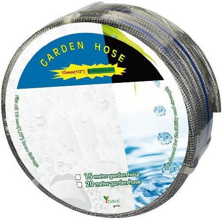 Daye DY5220 Gri Kanca Dokuma Bahçe Hortumu 20 mt. 1/2''