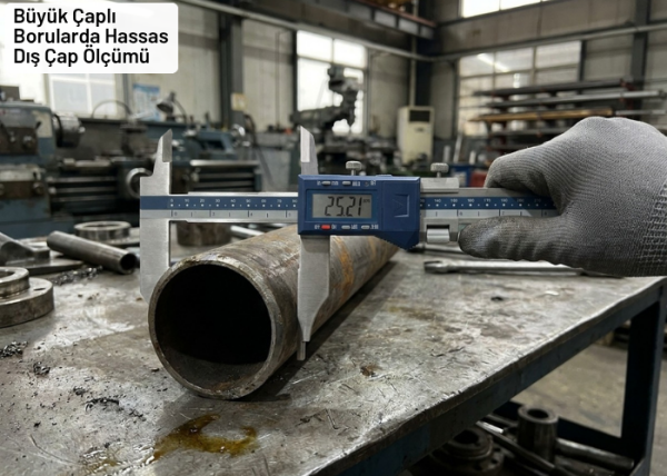 Dasqua 2710-1110 Uzun Çift Çeneli Dijital Kumpas 0-500 mm / 0.01 mm Profesyonel Hassasiyet