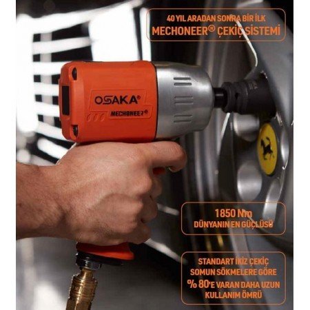 Osaka OPC 51234 MCN 3/4 Somun Sökme Makinası 2600 Nm