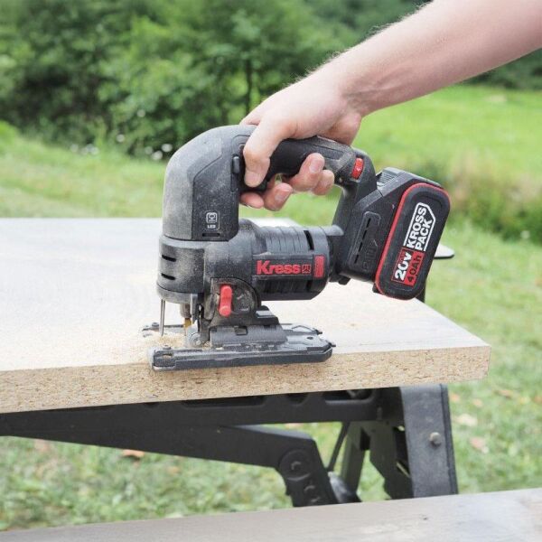 Kress KUE26.91 20 Volt Kömürsüz Şarjlı Dekupaj Testere – Devir Ayarlı Profesyonel (Akü Hariç)