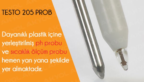 Testo 205 Et Gıda Ph ve Sıcaklık Ölçer - Çantalı Set