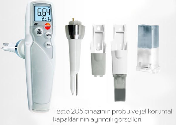 Testo 205 Et Gıda Ph ve Sıcaklık Ölçer - Çantalı Set