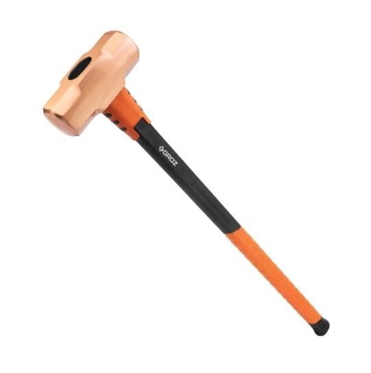 Groz Fiber Saplı Bakır Kıvılcım Çıkarmaz Balyoz 3,6 Kg