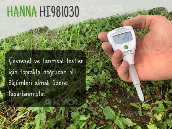 Hanna HI981030 GroLine Toprak pH Test Cihazı