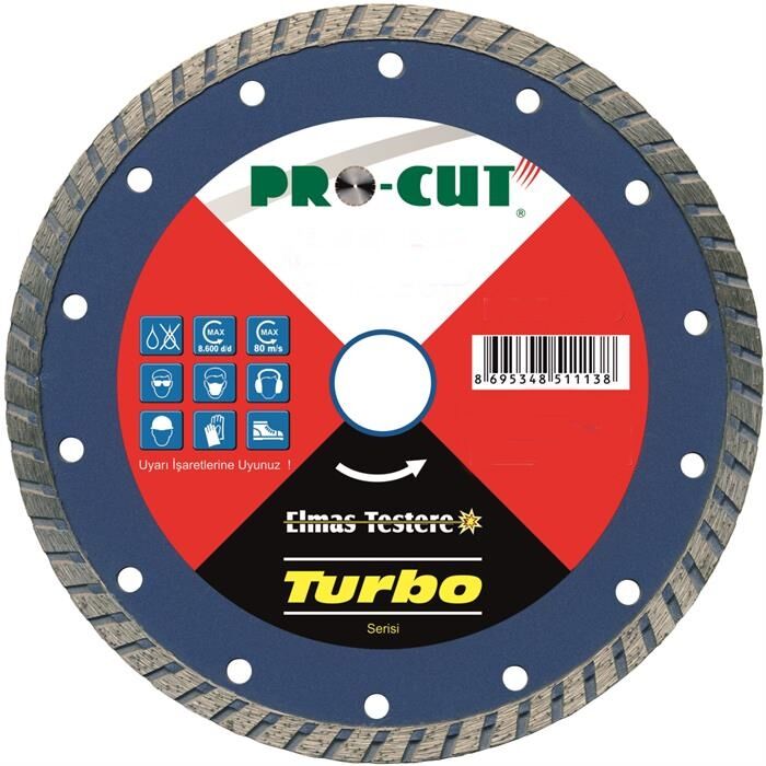 Pro-Cut 180 mm Turbo Elmas Testere