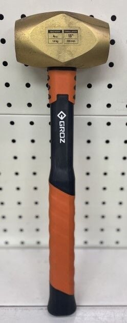 Groz Fiber Saplı Kıvılcım Çıkarmaz Pirinç Madırga 1,1 Kg