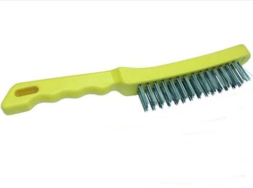 Hawk 6 Sıra Çelik Telli Plastik Saplı El Tipi Fırça Ø  0.35 mm -12 Adet