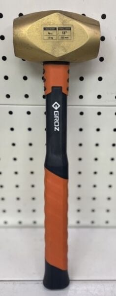 Groz Fiber Saplı Kıvılcım Çıkarmaz Pirinç Madırga 1,8 Kg