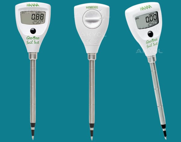 Hanna HI 98331 GroLine Toprak EC ve Sıcaklık Test Cihazı