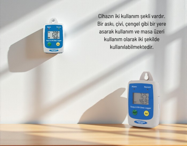 Tenmars TM-305U Sıcaklık ve Nem Kayıt Cihazı