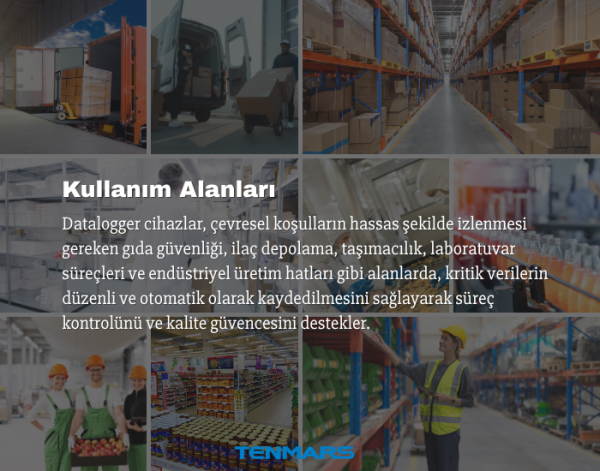 Tenmars TM-305U Sıcaklık ve Nem Kayıt Cihazı
