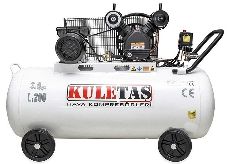 Kuletaş Hava Kompresörü 200 lt. 8 Bar 3 Hp