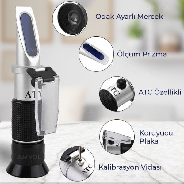 Loyka ATC 0-32 Brix Ölçer Refraktometre