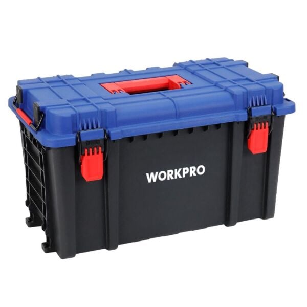 WORKPRO WP283031 Kilitli Profesyonel Takım Çantası 38 Lt | Mandallı PP Gövde | 25 Kg Taşıma Kapasiteli