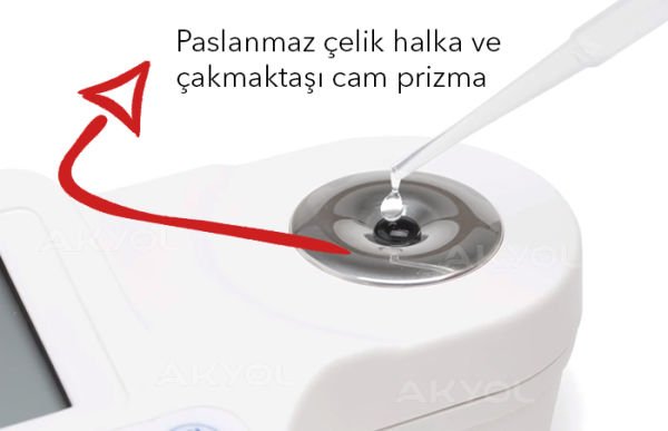 Hanna HI96800 Refraktif İndeks ve Brix Ölçer Refraktometre