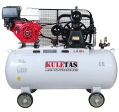 Kuletaş 300 Litre 12 Bar Benzinli Honda Motor Hava Kompresörü 13 Hp