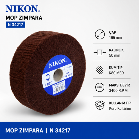 Nikon Mop Zımpara 320 Kum 165x50x25mm