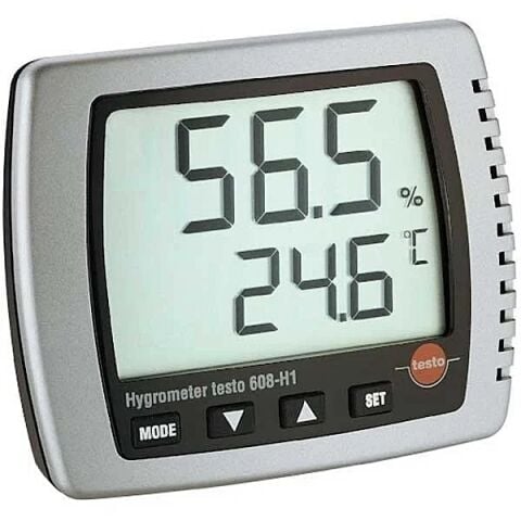Testo 608-H1 Hassas Dijital Sıcaklık ve Nem Ölçer – Termohigrometre