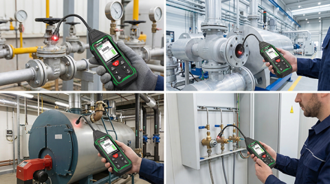 SW-733GS Hassas Yanıcı Gaz Dedektörü – PPM ve LEL Ölçümlü Profesyonel Gaz Kaçağı Tespit Cihazı