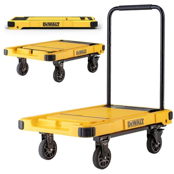DEWALT DWT710 200Kg Katlanabilir Dört Tekerlekli Yük ve Paket Taşıma Arabası